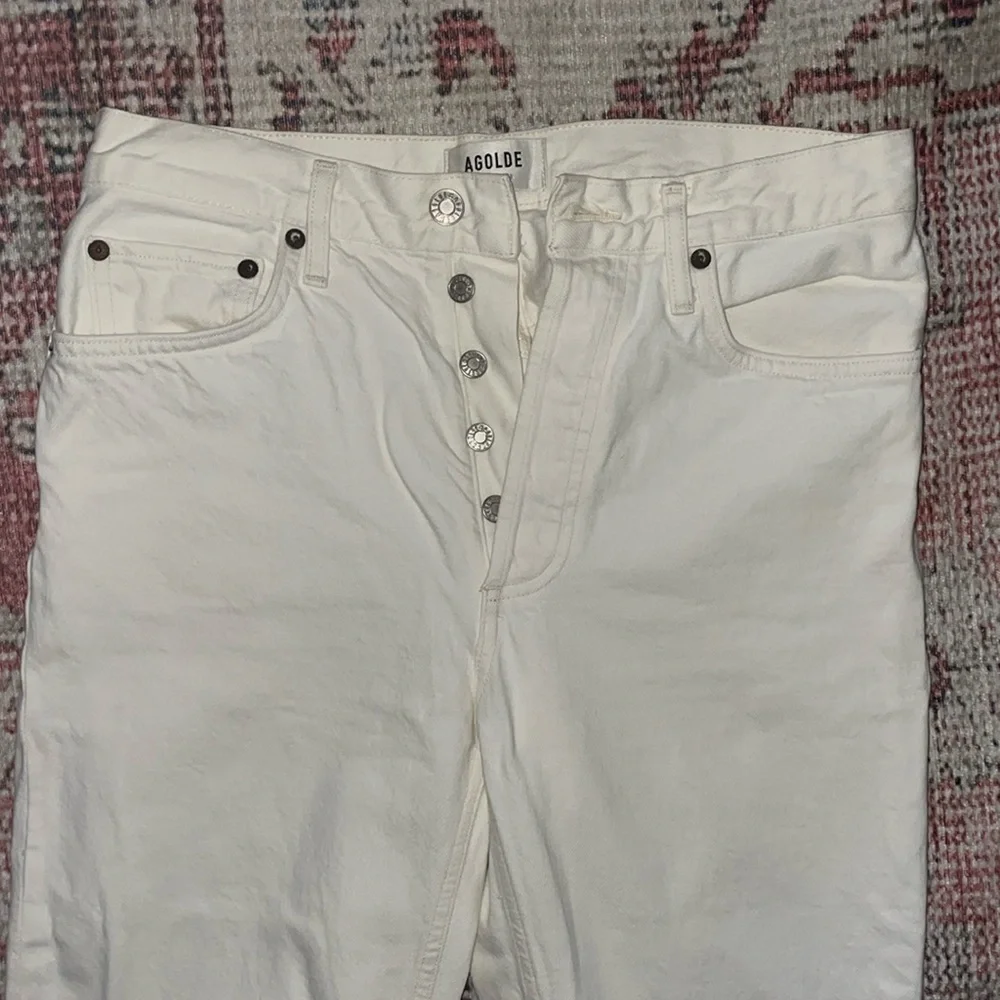 Agolde High Rise Riley Straight Crop Jeans - Picture 2 of 5